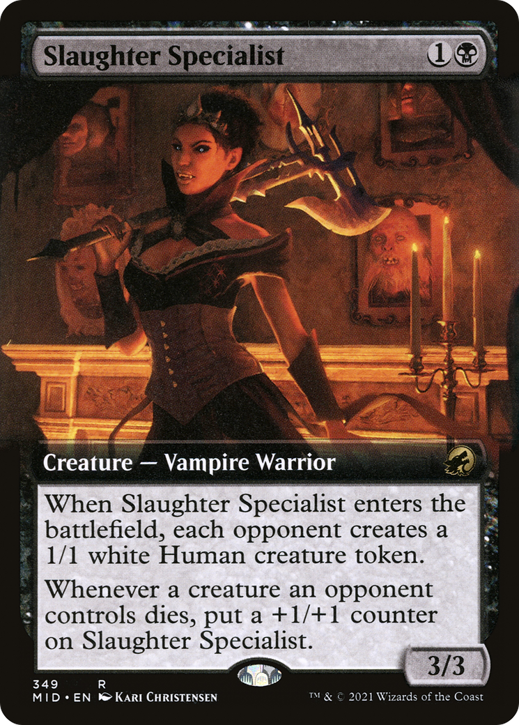 Slaughter Specialist (Extended Art) [Innistrad: Midnight Hunt] | GrognardGamesBatavia