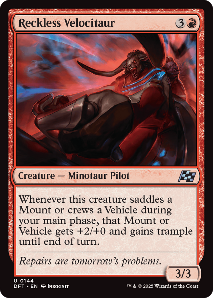 Reckless Velocitaur [Aetherdrift] | GrognardGamesBatavia