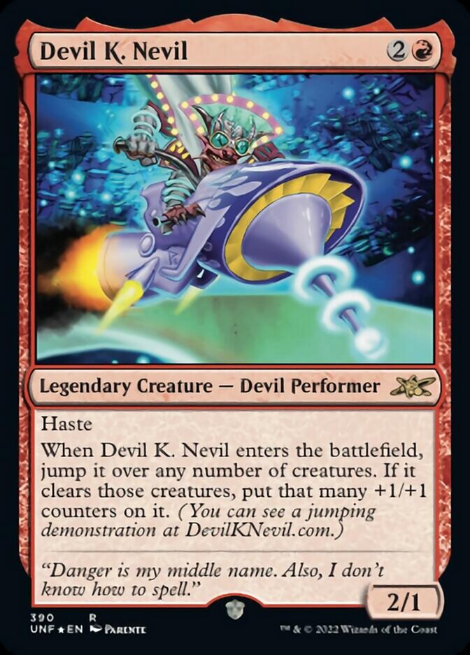 Devil K. Nevil (Galaxy Foil) [Unfinity] | GrognardGamesBatavia