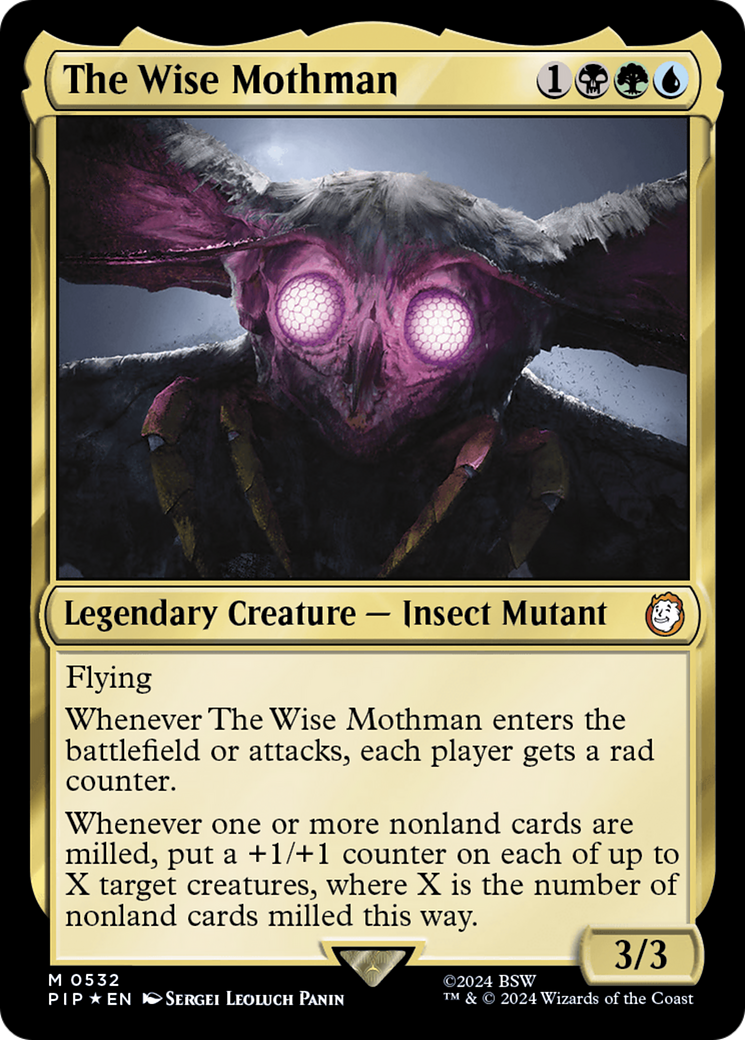 The Wise Mothman (Surge Foil) [Fallout] | GrognardGamesBatavia