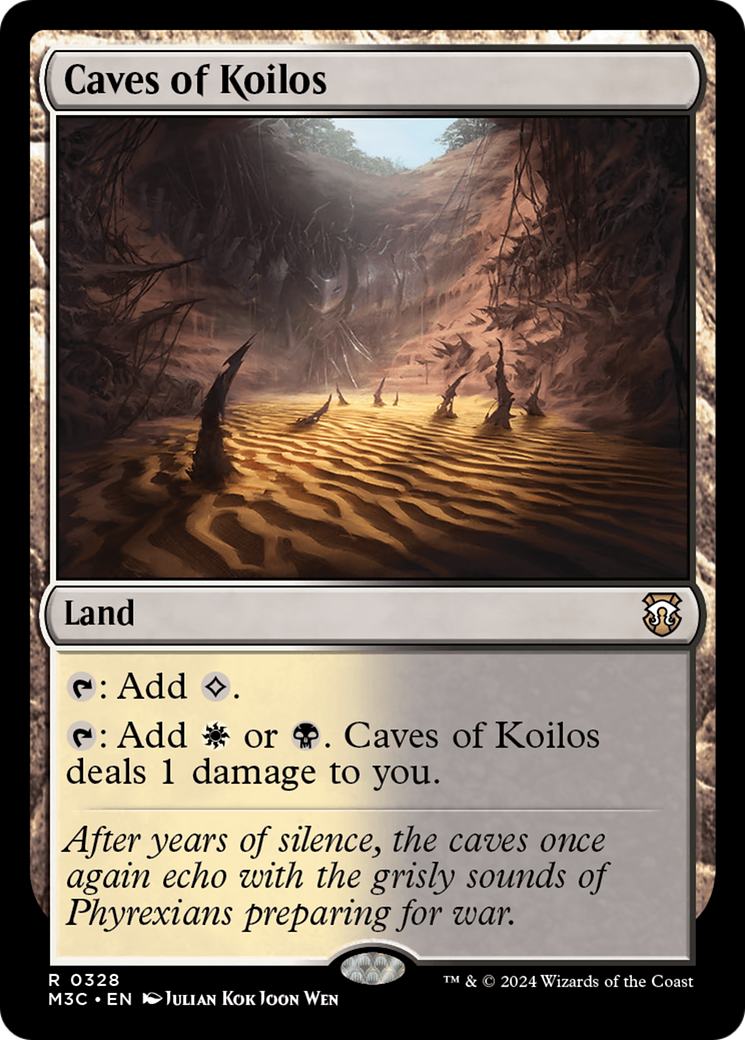 Caves of Koilos (Ripple Foil) [Modern Horizons 3 Commander] | GrognardGamesBatavia