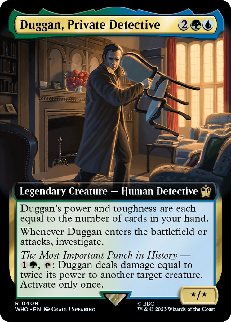 Duggan, Private Detective (Extended Art) [Doctor Who] | GrognardGamesBatavia