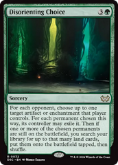 Disorienting Choice (Extended Art) [Duskmourn: House of Horror Commander] | GrognardGamesBatavia