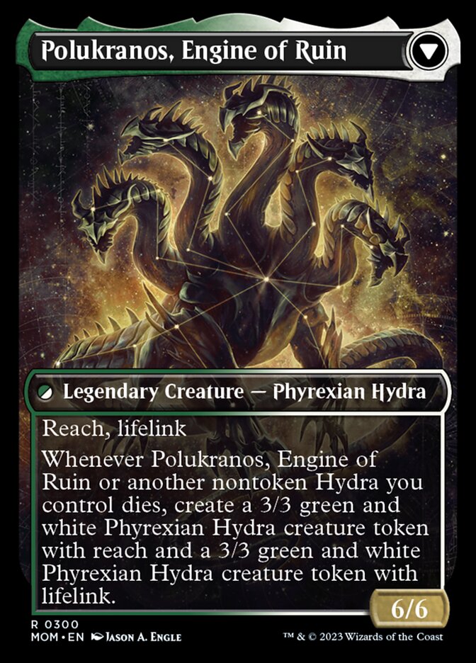 Polukranos Reborn // Polukranos, Engine of Ruin (Showcase Planar Booster Fun) [March of the Machine] | GrognardGamesBatavia