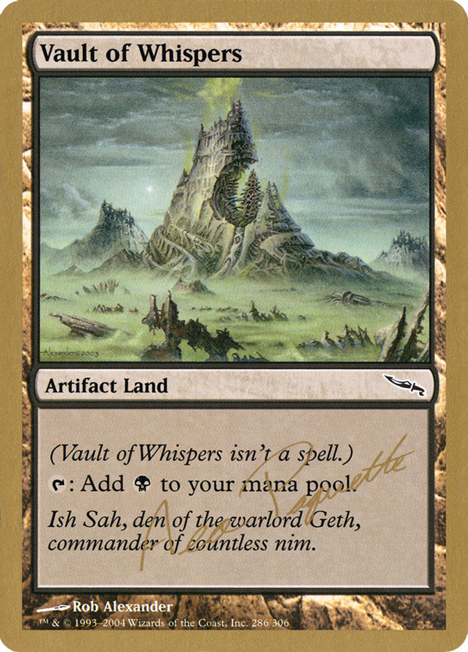 Vault of Whispers (Aeo Paquette) [World Championship Decks 2004] | GrognardGamesBatavia