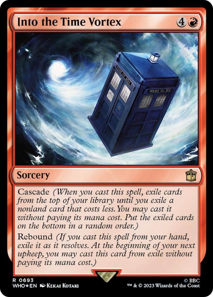 Into the Time Vortex (Surge Foil) [Doctor Who] | GrognardGamesBatavia