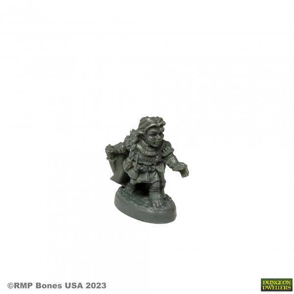 Reaper Bones 07087 - Molly Copperpot, Halfling Thief | GrognardGamesBatavia