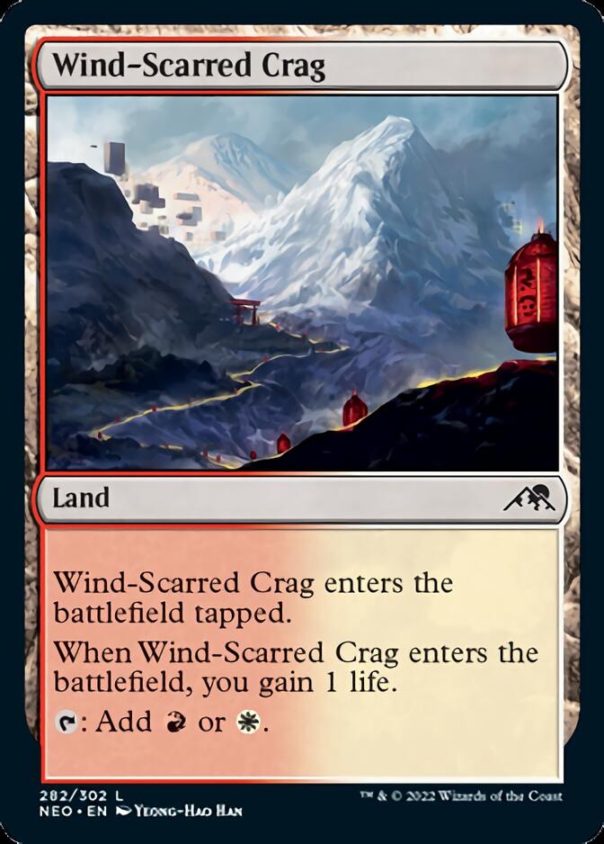 Wind-Scarred Crag [Kamigawa: Neon Dynasty] | GrognardGamesBatavia