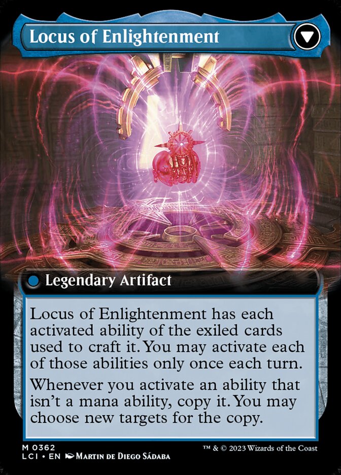 The Enigma Jewel // Locus of Enlightenment (Extended Art) [The Lost Caverns of Ixalan] | GrognardGamesBatavia