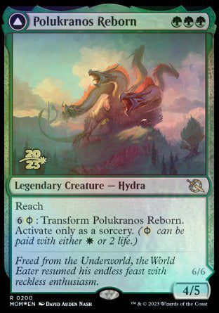 Polukranos Reborn // Polukranos, Engine of Ruin [March of the Machine Prerelease Promos] | GrognardGamesBatavia