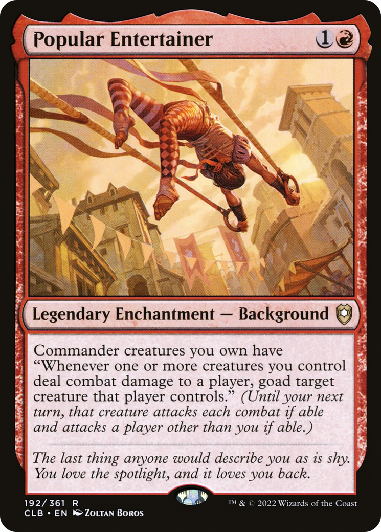 Popular Entertainer [Commander Legends: Battle for Baldur's Gate] | GrognardGamesBatavia