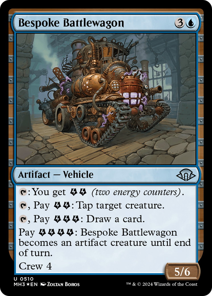 Bespoke Battlewagon (Ripple Foil) [Modern Horizons 3] | GrognardGamesBatavia