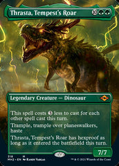 Thrasta, Tempest's Roar (Borderless Alternate Art) [Modern Horizons 2] | GrognardGamesBatavia