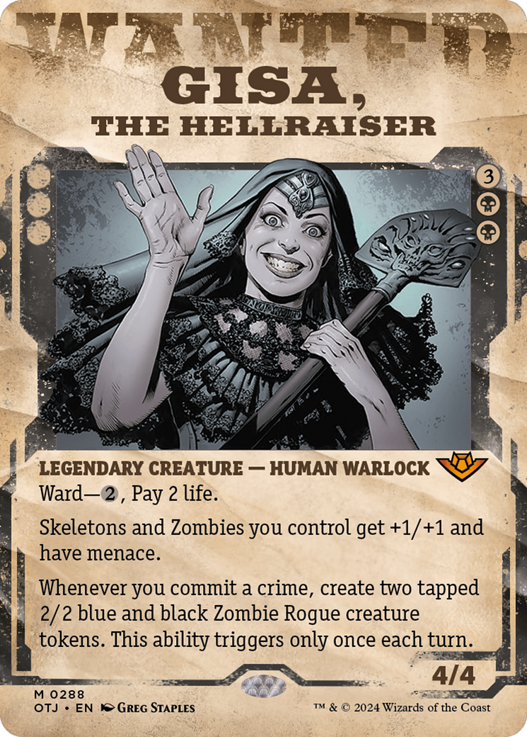 Gisa, the Hellraiser (Showcase) [Outlaws of Thunder Junction] | GrognardGamesBatavia