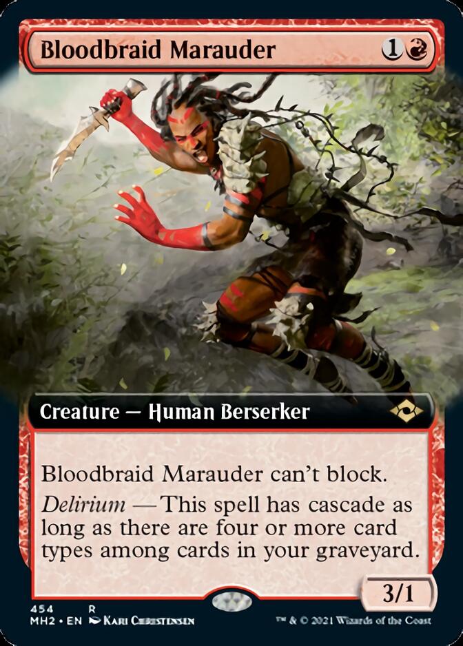 Bloodbraid Marauder (Extended Art) [Modern Horizons 2] | GrognardGamesBatavia