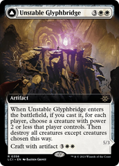 Unstable Glyphbridge // Sandswirl Wanderglyph (Extended Art) [The Lost Caverns of Ixalan] | GrognardGamesBatavia