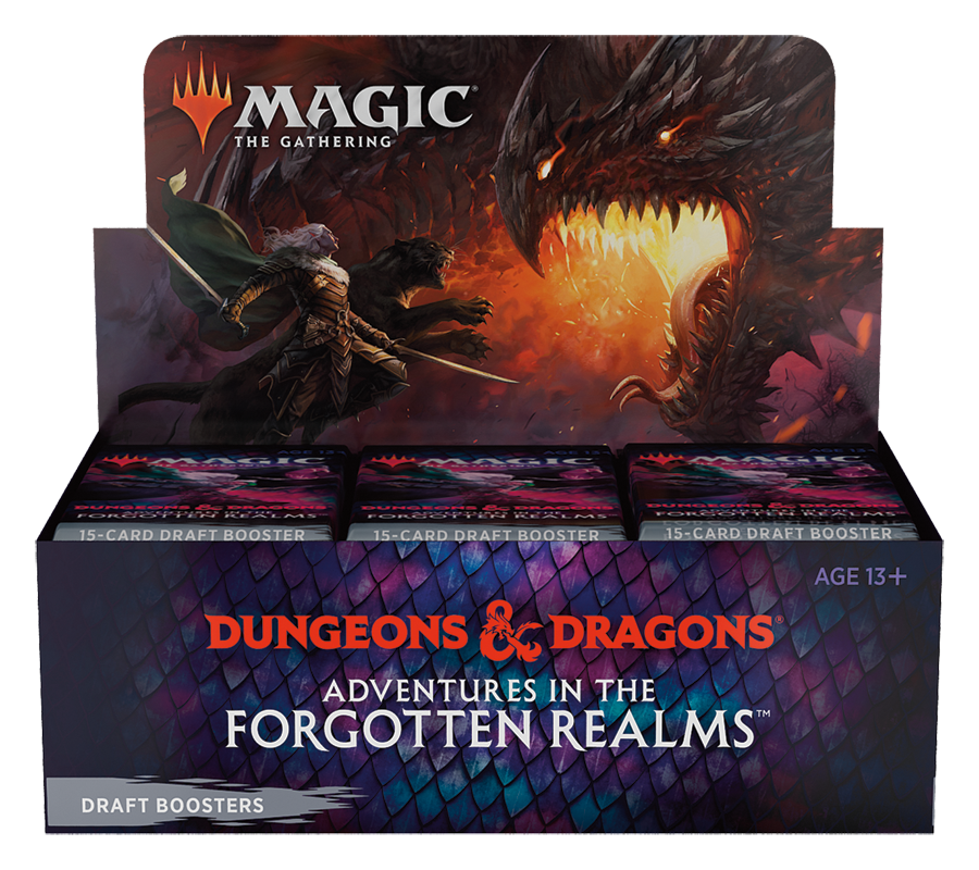 Dungeons & Dragons: Adventures in the Forgotten Realms - Draft Booster Box | GrognardGamesBatavia