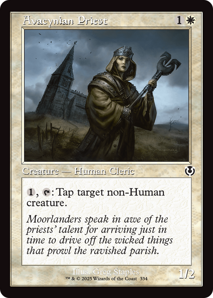 Avacynian Priest (Retro Frame) [Innistrad Remastered] | GrognardGamesBatavia
