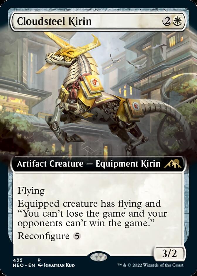 Cloudsteel Kirin (Extended Art) [Kamigawa: Neon Dynasty] | GrognardGamesBatavia