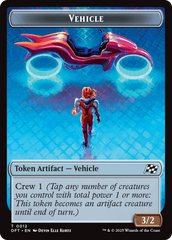 Emblem - Chandra, Spark Hunter // Vehicle Double-Sided Token [Aetherdrift Tokens] | GrognardGamesBatavia