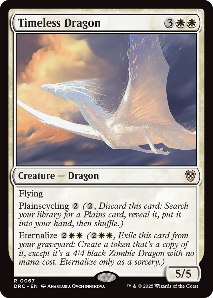 Timeless Dragon [Aetherdrift Commander] | GrognardGamesBatavia