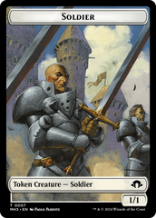 Phyrexian Germ // Soldier Double-Sided Token [Modern Horizons 3 Tokens] | GrognardGamesBatavia