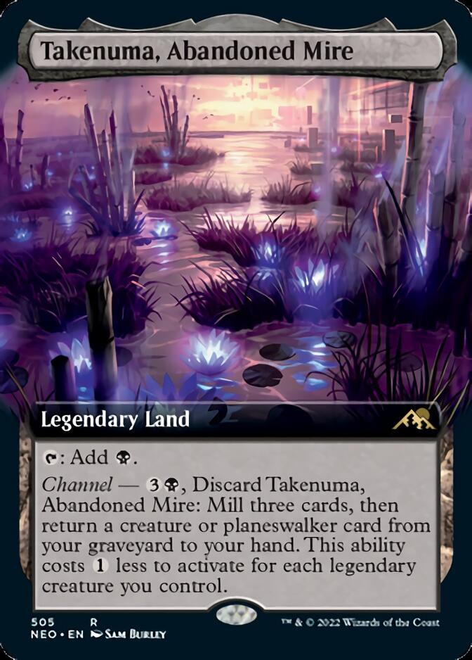 Takenuma, Abandoned Mire (Extended Art) [Kamigawa: Neon Dynasty] | GrognardGamesBatavia