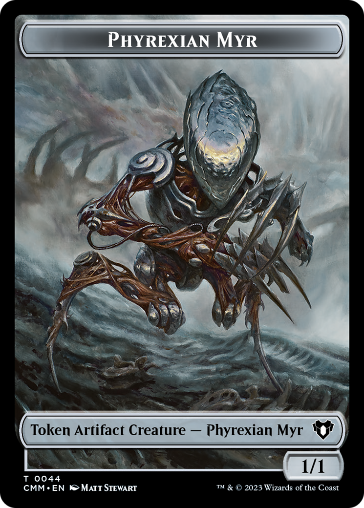 Phyrexian Myr Token [Commander Masters Tokens] | GrognardGamesBatavia