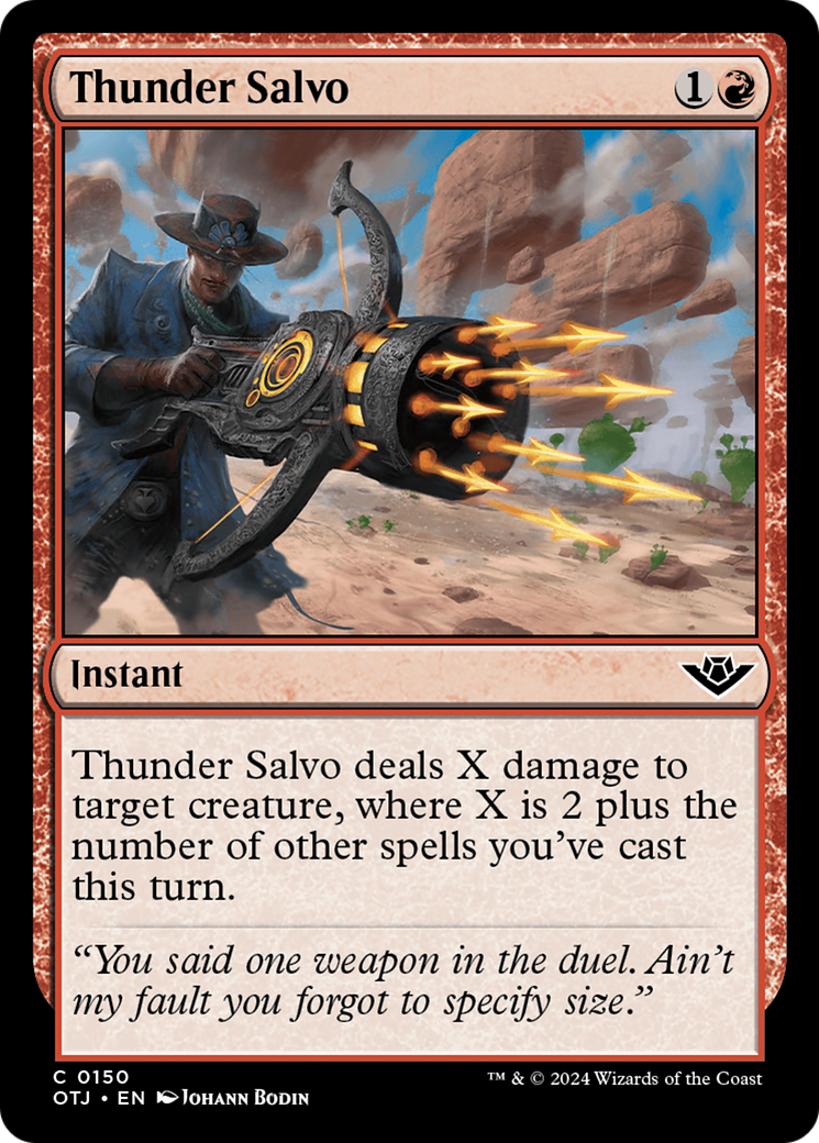 Thunder Salvo [Outlaws of Thunder Junction] | GrognardGamesBatavia