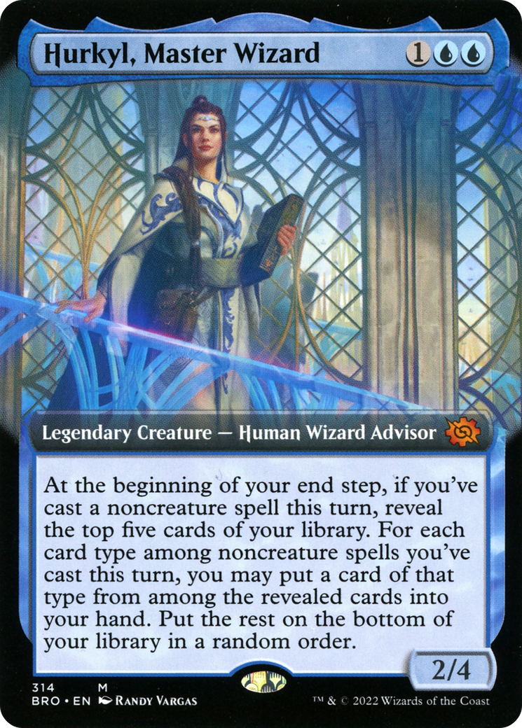 Hurkyl, Master Wizard (Extended Art) [The Brothers' War] | GrognardGamesBatavia