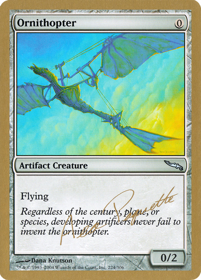 Ornithopter (Aeo Paquette) [World Championship Decks 2004] | GrognardGamesBatavia