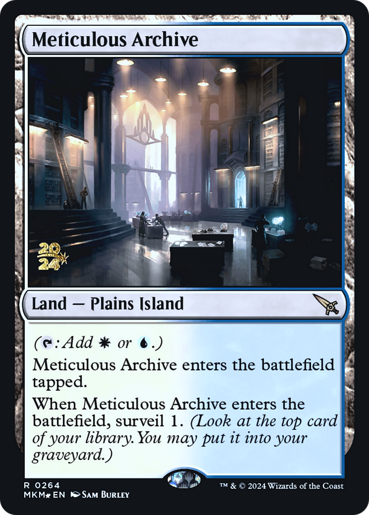 Meticulous Archive [Murders at Karlov Manor Prerelease Promos] | GrognardGamesBatavia