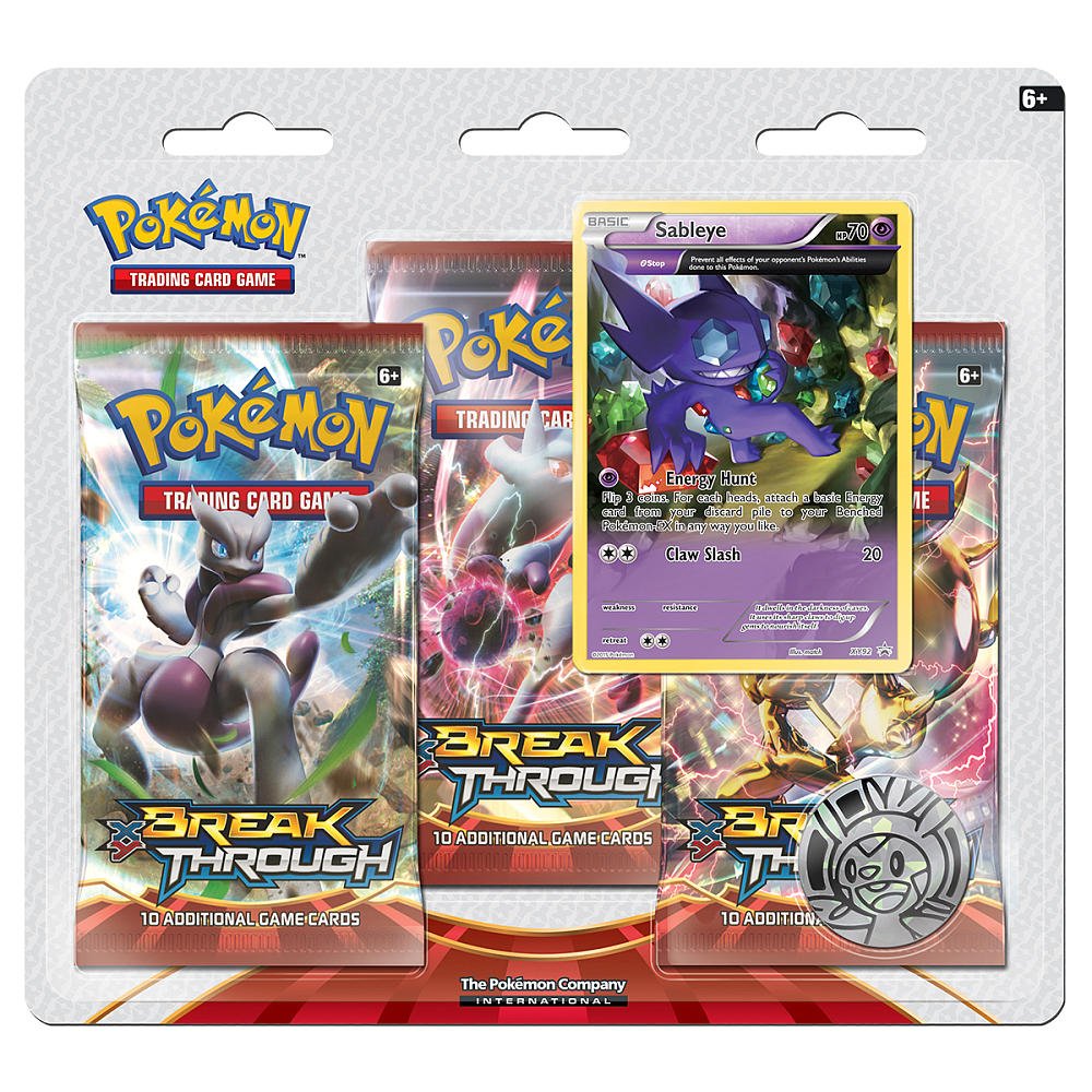 XY: BREAKthrough - 3-Pack Blister (Sableye) | GrognardGamesBatavia