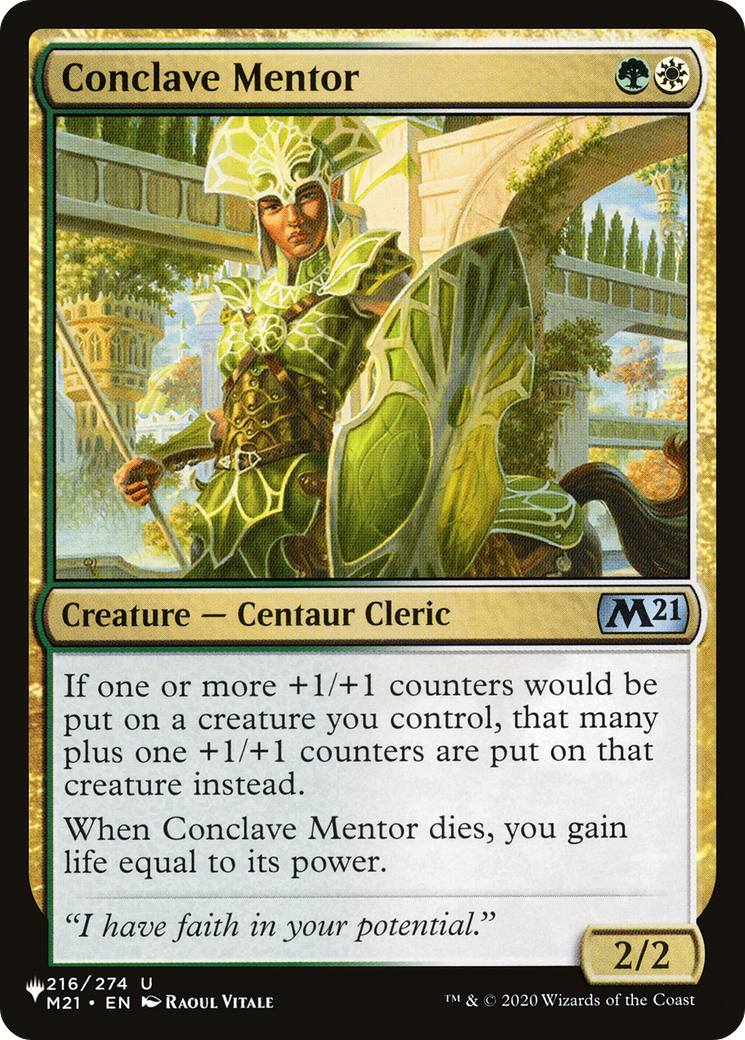 Conclave Mentor [The List] | GrognardGamesBatavia