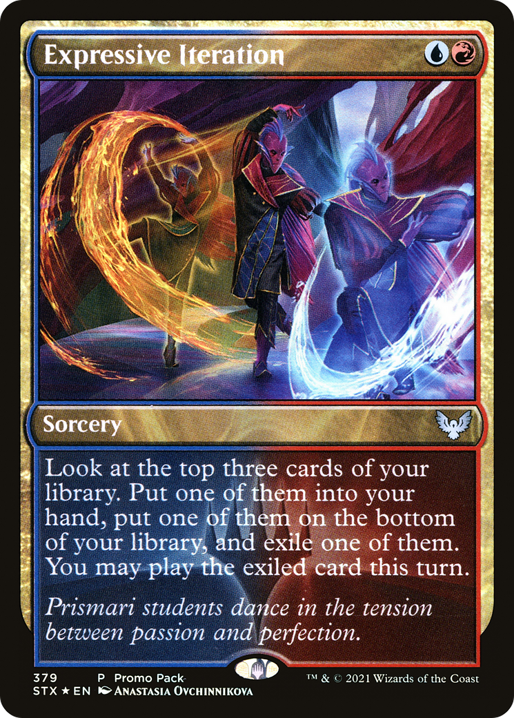 Expressive Iteration (Promo Pack) [Strixhaven: School of Mages Promos] | GrognardGamesBatavia