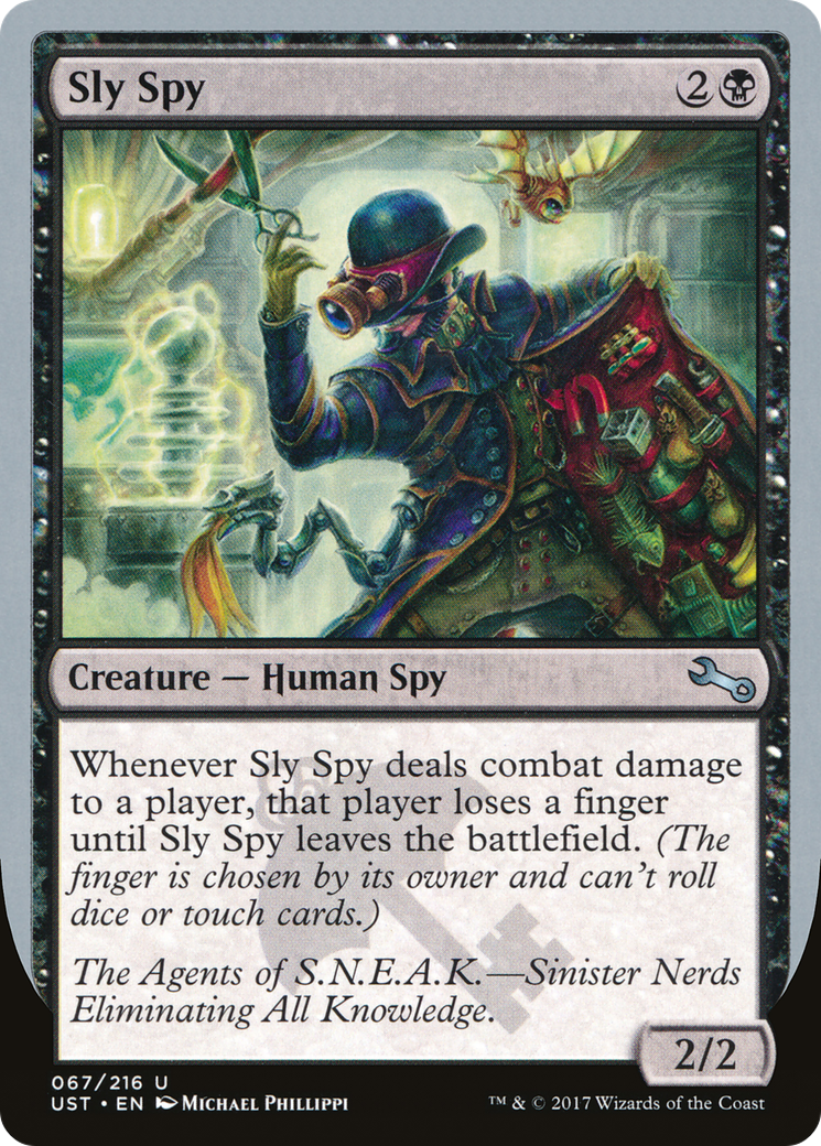 Sly Spy ("Sinister Nerds Eliminating All Knowledge") [Unstable] | GrognardGamesBatavia