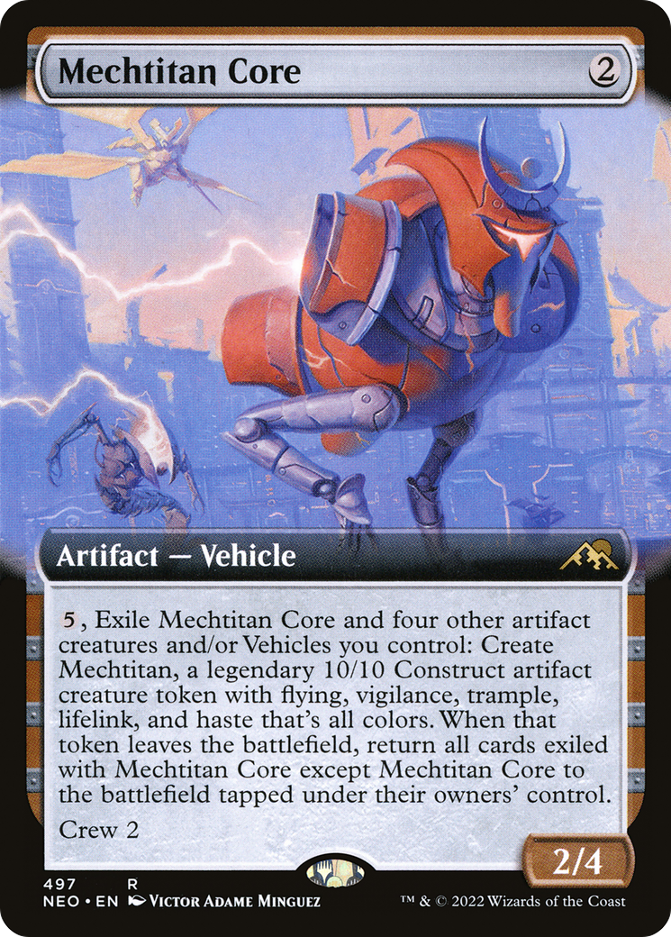 Mechtitan Core (Extended Art) [Kamigawa: Neon Dynasty] | GrognardGamesBatavia