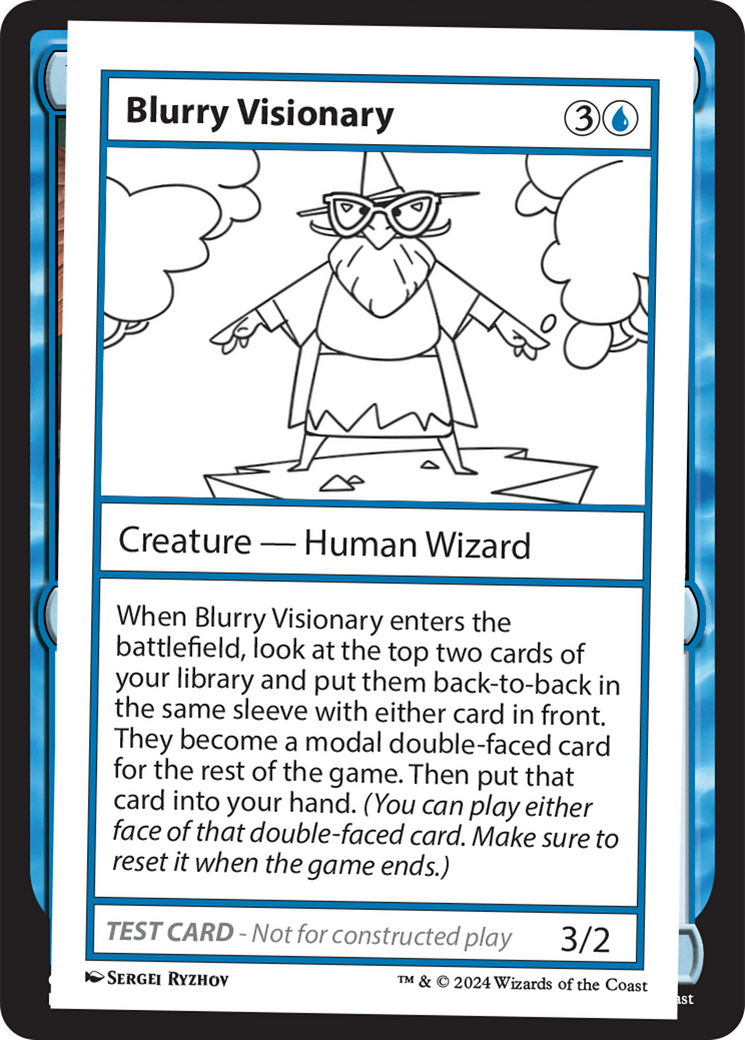 Blurry Visionary [Mystery Booster 2 Playtest Cards] | GrognardGamesBatavia