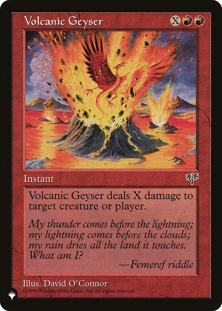 Volcanic Geyser [The List Reprints] | GrognardGamesBatavia