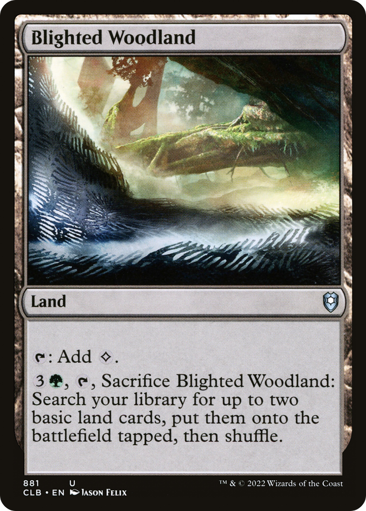 Blighted Woodland [Commander Legends: Battle for Baldur's Gate] | GrognardGamesBatavia