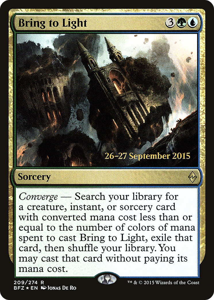 Bring to Light [Battle for Zendikar Prerelease Promos] | GrognardGamesBatavia