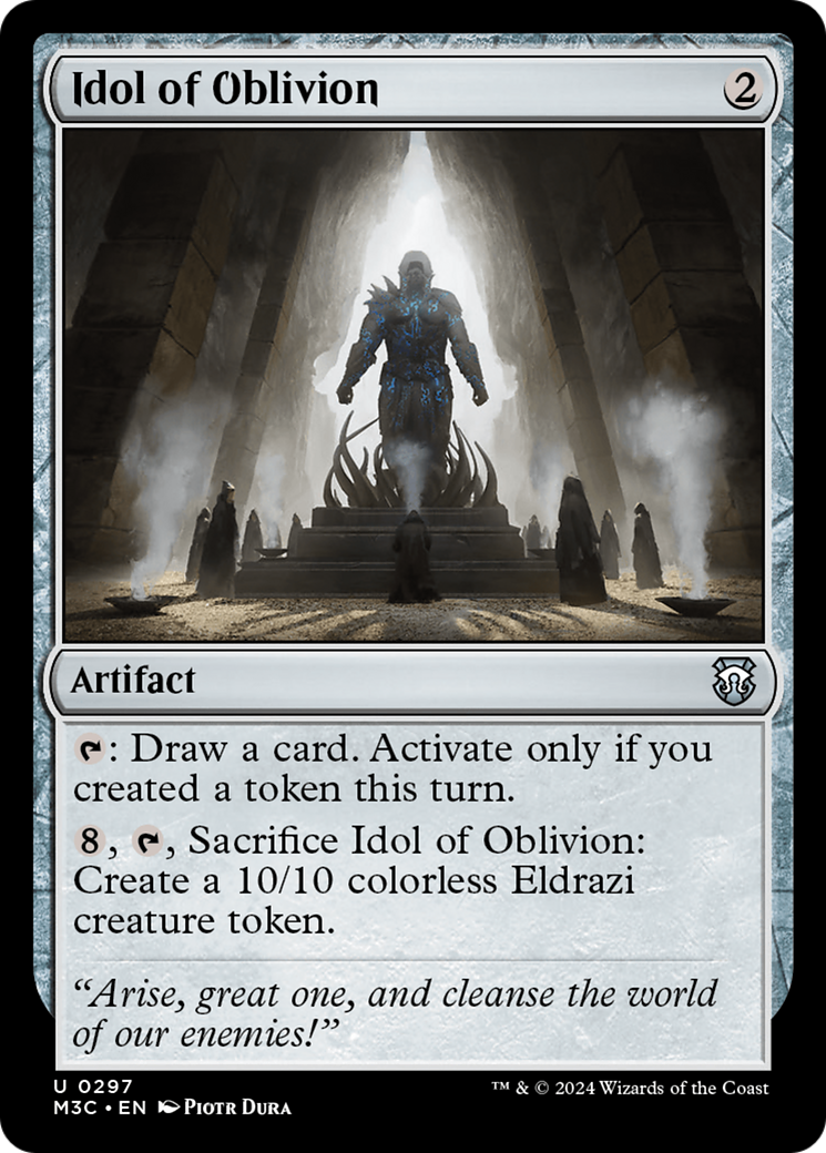 Idol of Oblivion (Ripple Foil) [Modern Horizons 3 Commander] | GrognardGamesBatavia