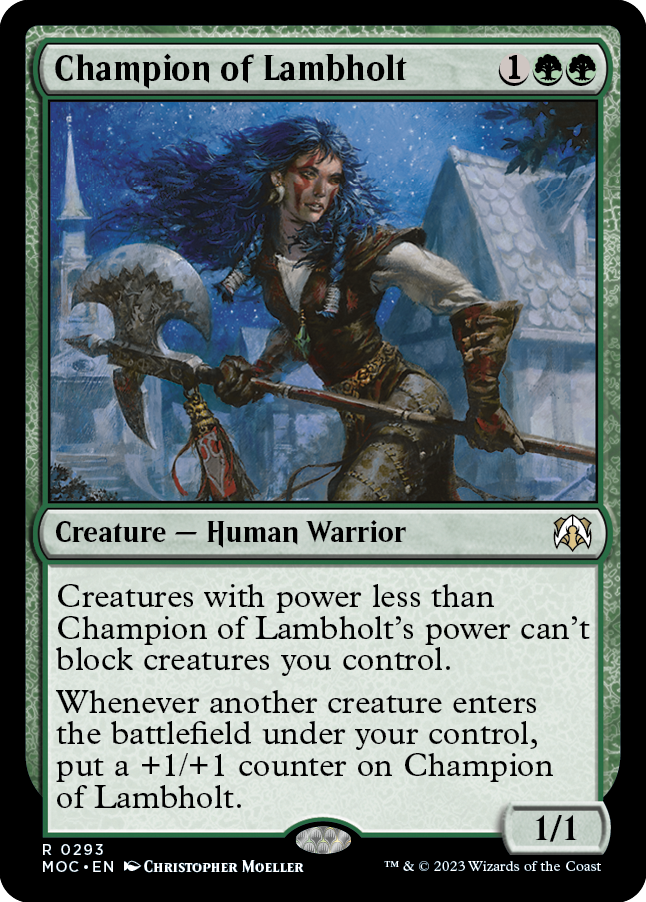 Champion of Lambholt [March of the Machine Commander] | GrognardGamesBatavia