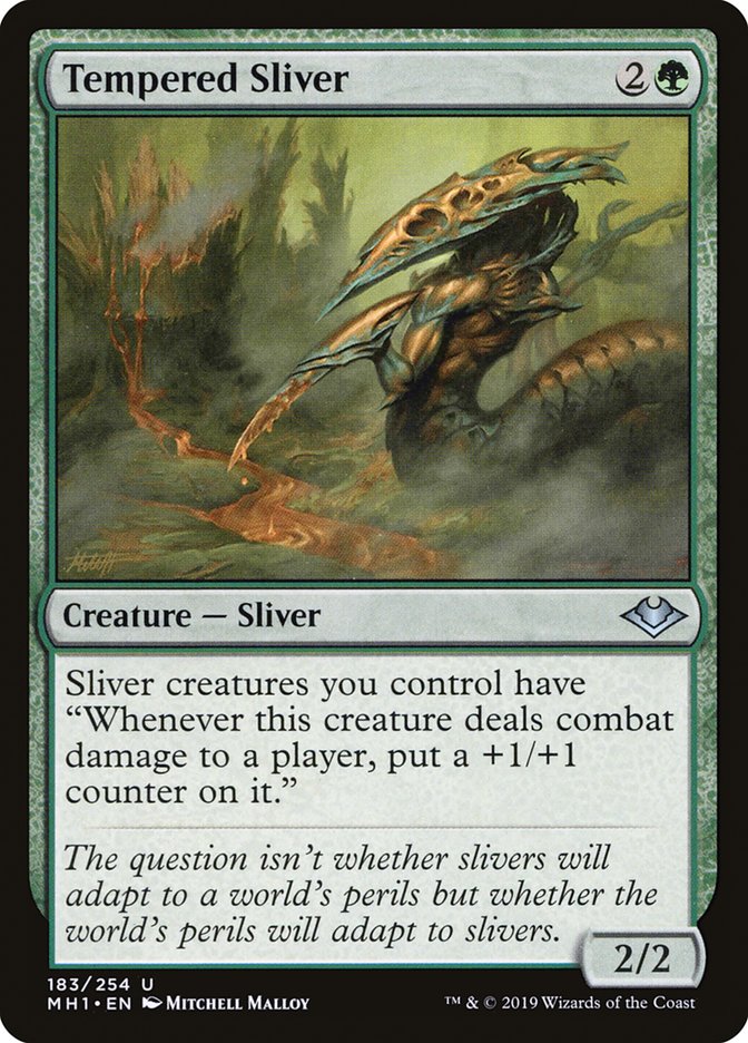 Tempered Sliver [Modern Horizons] | GrognardGamesBatavia