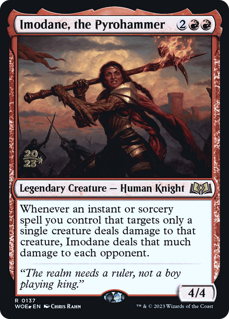 Imodane, the Pyrohammer [Wilds of Eldraine Prerelease Promos] | GrognardGamesBatavia