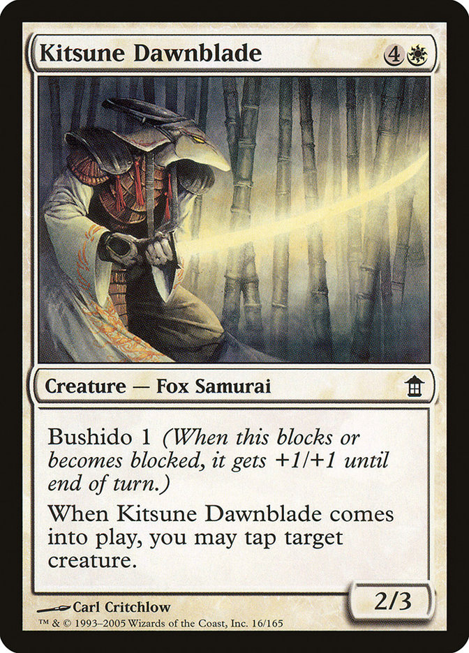 Kitsune Dawnblade [Saviors of Kamigawa] | GrognardGamesBatavia