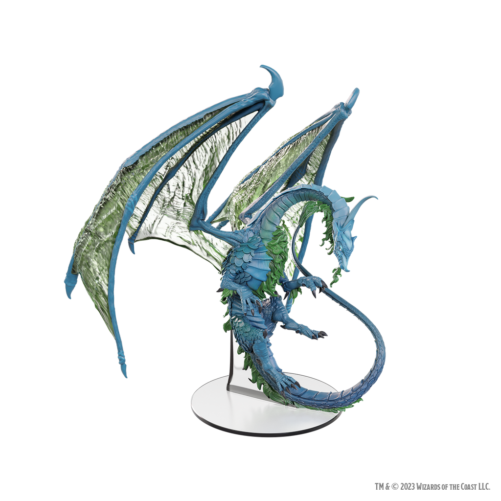 WizKids 96301 D&D Icons of the Realms Premium Figure: Adult Moonstone Dragon | GrognardGamesBatavia
