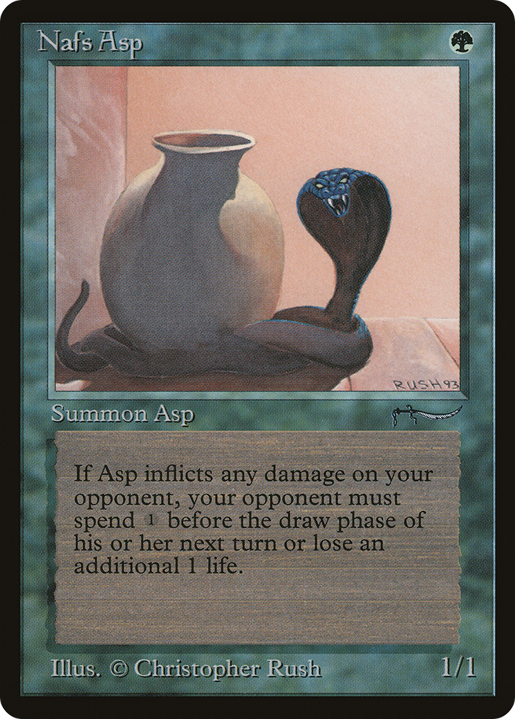 Nafs Asp (Dark Mana Cost) [Arabian Nights] | GrognardGamesBatavia