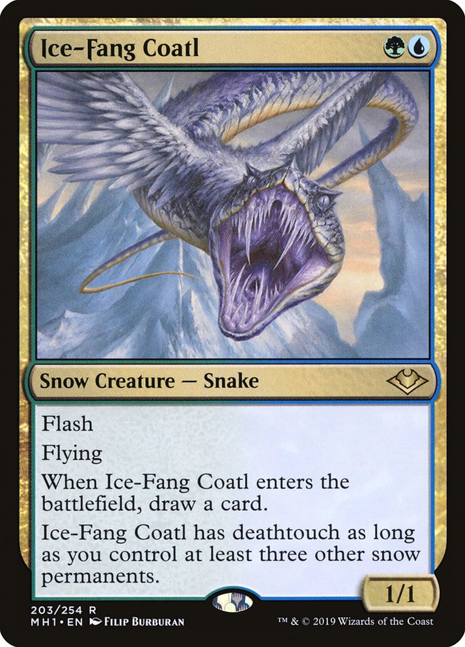 Ice-Fang Coatl [Modern Horizons] | GrognardGamesBatavia