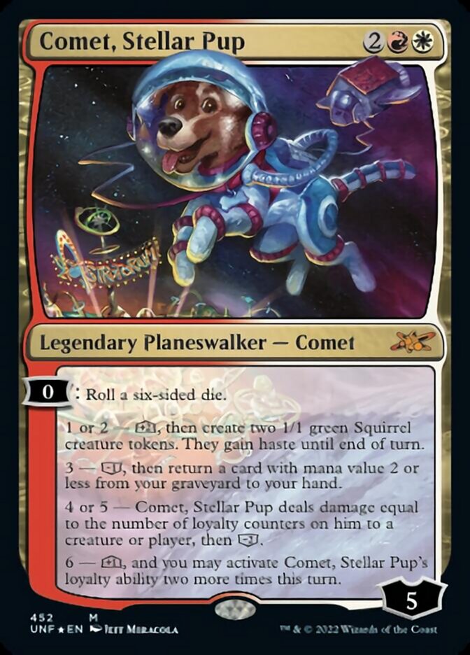 Comet, Stellar Pup (Galaxy Foil) [Unfinity] | GrognardGamesBatavia